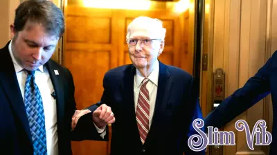 Sen Mitch McConnell hospitalized, 'receiving  excellent care,' his office says